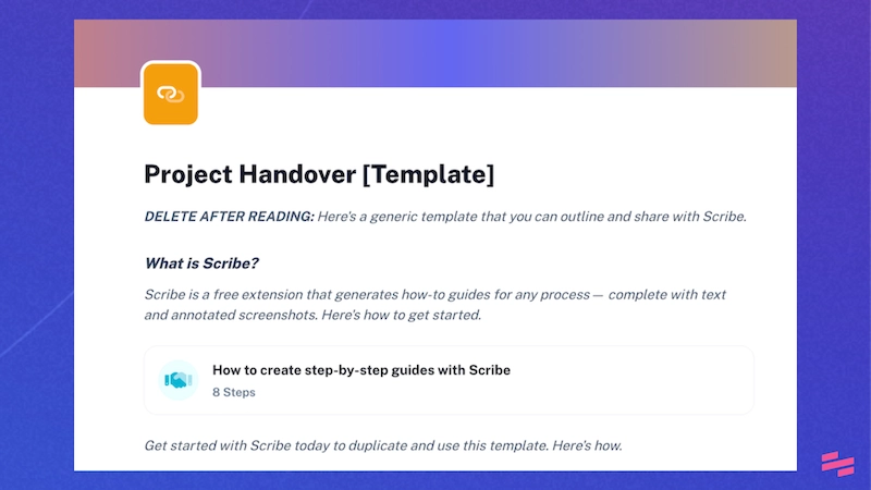 12 Free Handover Document Templates & How to Write Project Handovers