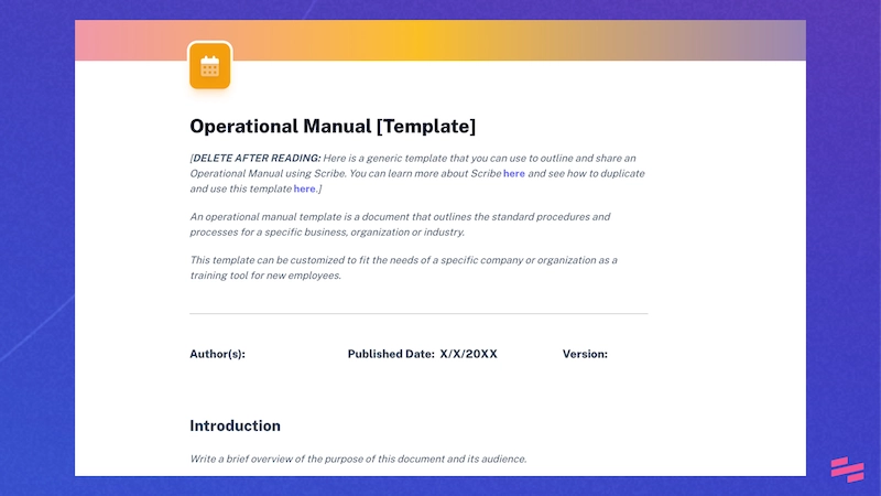 Operations Manual: What It Is & How to Write It (+ Free Templates)