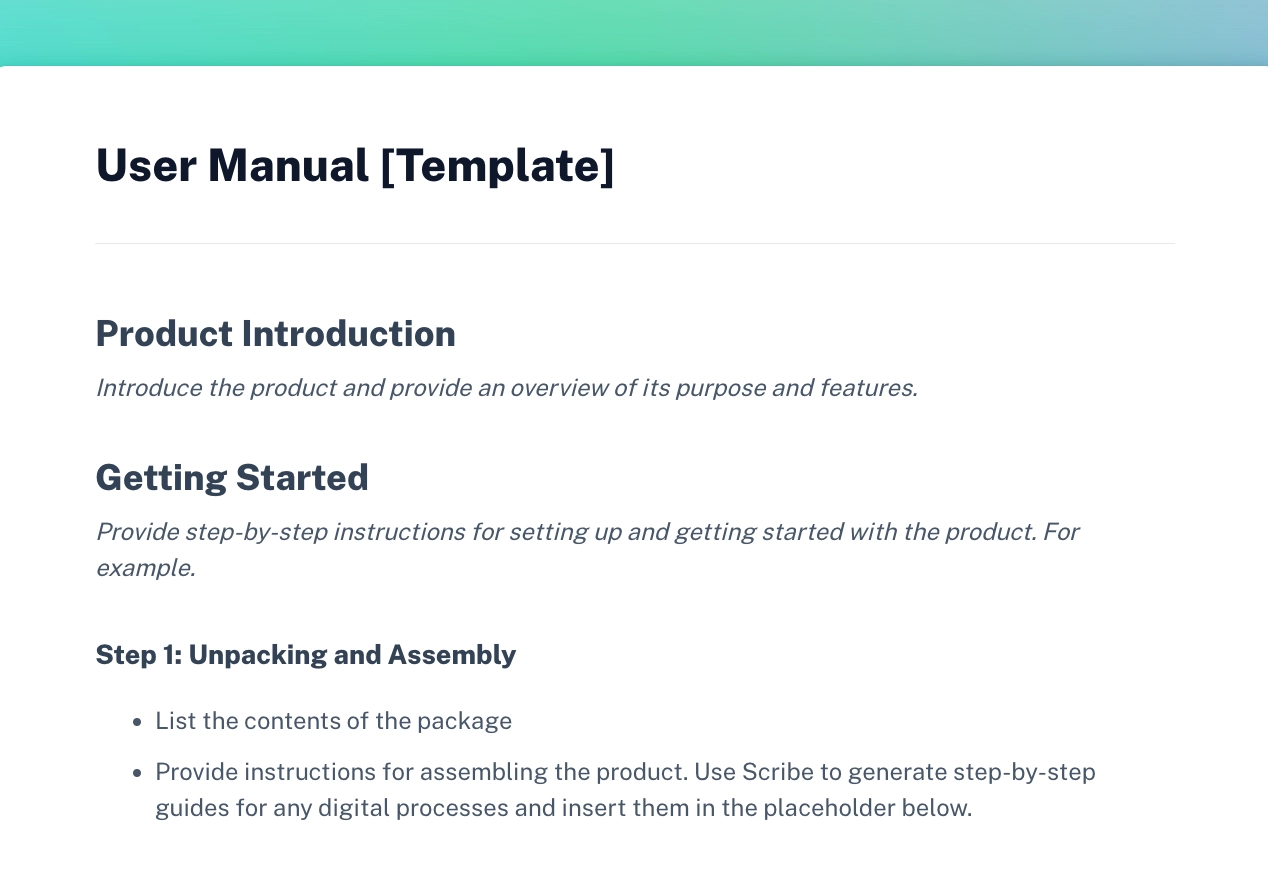 How to Write an Easy-to-Follow User Manual [+Free Templates]