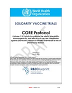 Solidarity Vaccine Trials_Core protocol cover page
