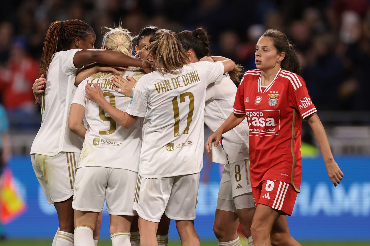 Olympique Lyon v SL Benfica - UEFA Women’s Champions League 2023/24 Quarter Final Leg Two