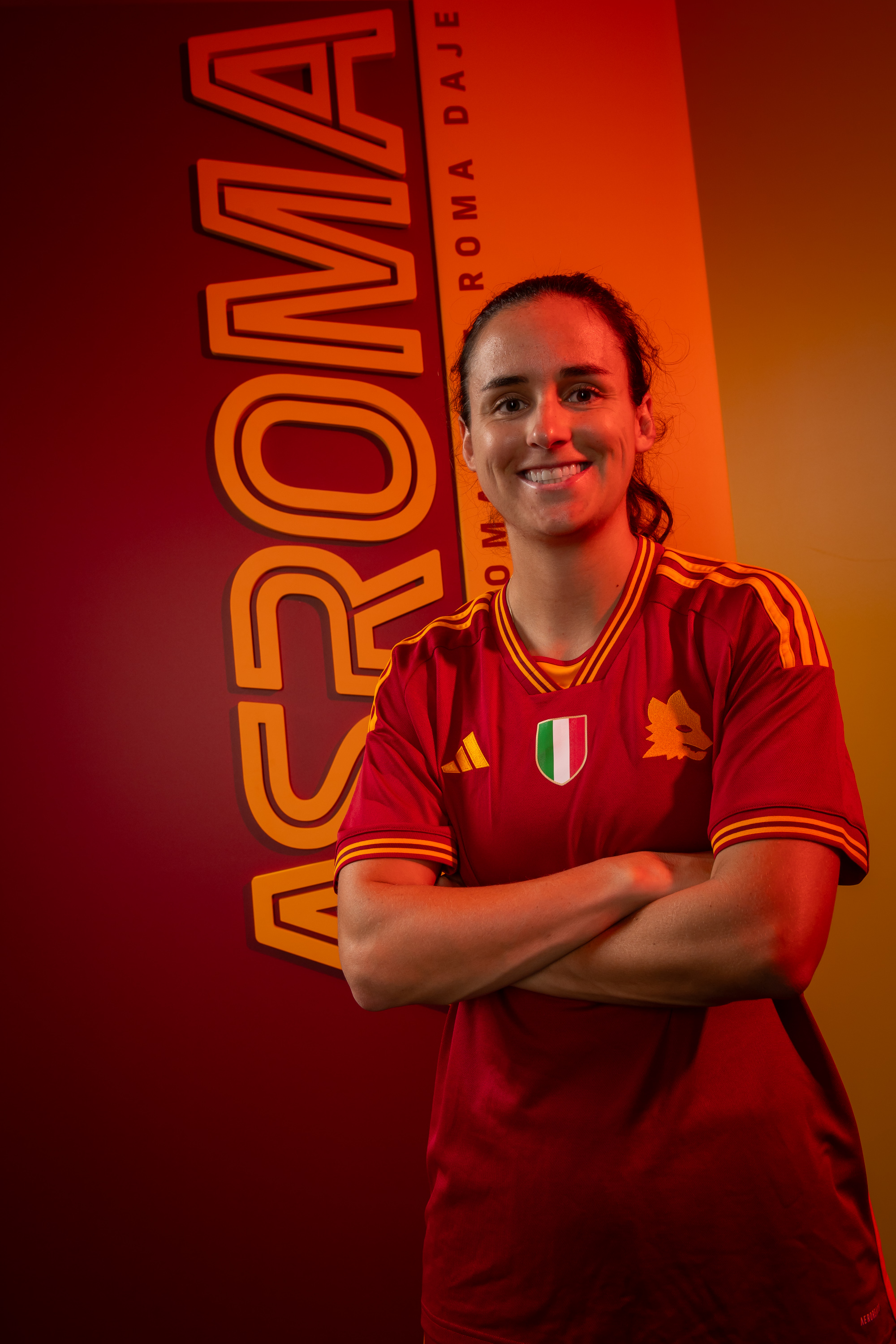 AS Roma Unveil New Signing Evelyne Viens