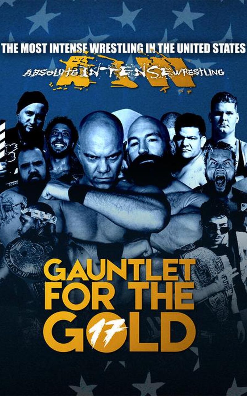 Poster for AIW Gauntlet for the Gold 17