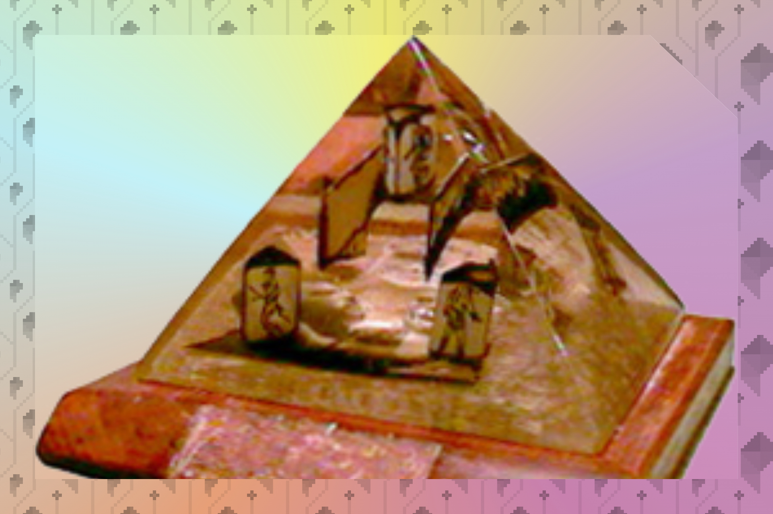 The Diana Jones award, which is now lost. It’s in a triangle shape and includes the burnt remains of the Indiana Jones RPG