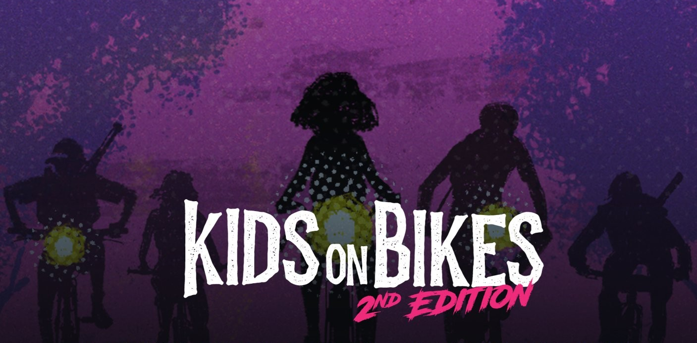 Key art for the second edition of Kids on Bikes