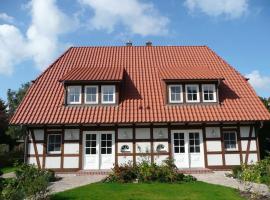 Ruhiges Landhaus Krienke - Doppelhaus mit Sauna & Kamin, hotel in Rankwitz
