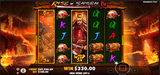  Rise of Samurai IV สล็อตฟีเจอร์พิเศษ