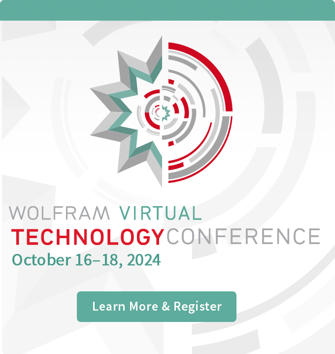 Wolfram Virtual Technology Conference 2024