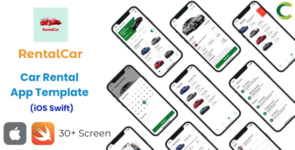 Car Rental App Template in iOS Swift | RentalCar