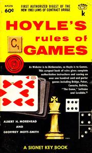 Hoyle's Rules of Games by Albert H. Morehead