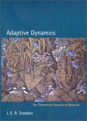 Adaptive Dynamics by J. E. R. Staddon, John E. R. Staddon