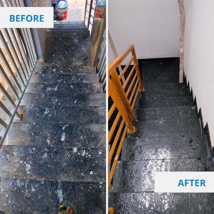 Floor Before and After - Clean Fanatics