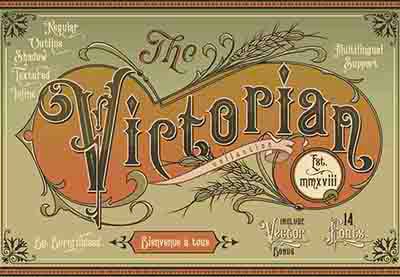 25+ Best Victorian Fonts