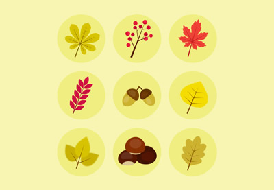 How to Create Autumn Leaves, Berries, and Chestnut Icons in Adobe Illustrator