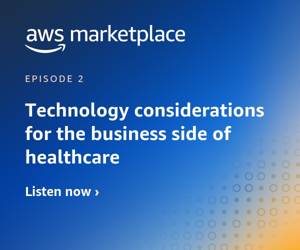 Healthcare podcast thumbnail | AWS Marketplace