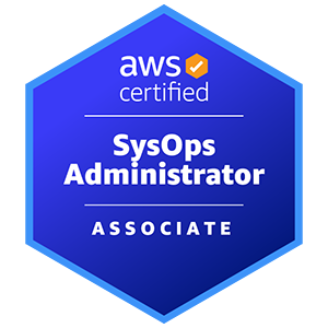 AWS SysOps Administrator - Associate badge