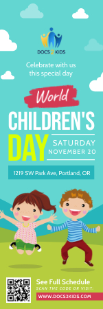 Create an impactful Children’s Day poster