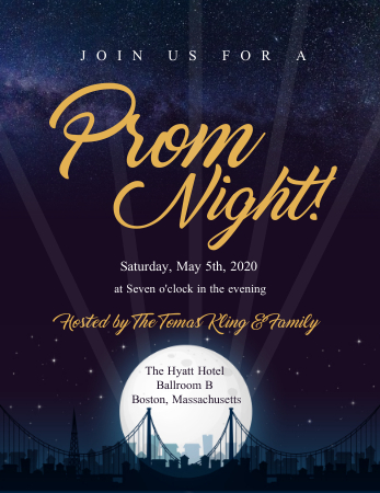 Get the party started with prom posters