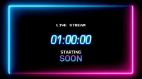 1 Min Countdown Live Stream Starting Soon Twitch Overlay template