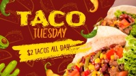 Taco Tuesday Promotion digital display template