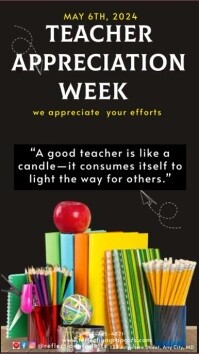 Teacher Appreciation Week  Template Instagram Reel