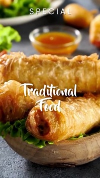 traditional food template Instagram Reel