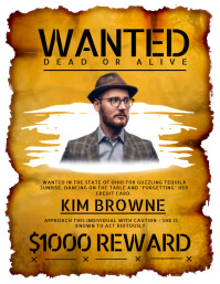WANTED Flyer (US Letter) template
