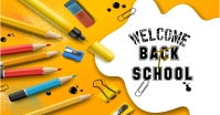 Welcome Back To School Facebook Ad template