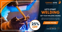 welding classes advertisement template design