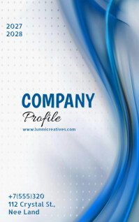 White Geometric Company Profile Kindle/book C template