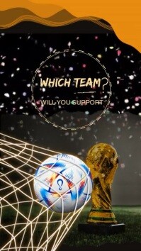 Which team will you support vertical Digital Display (9:16) template