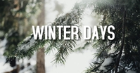 WINTER SAYS PINE TREES Facebook Ad template
