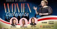 WOMEN CONFERENCE Facebook Shared Image template