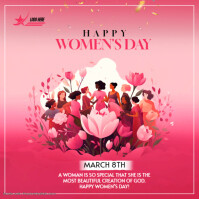 Women's Day Flyer Instagram Post template
