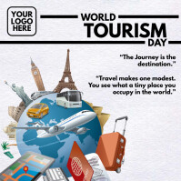 World Tourism Day Promo Template Square (1:1)