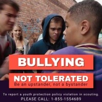 Anti-bullying Campaign Instagram Video Template Square (1:1)