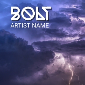 Bolt Album Cover template