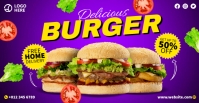 Burger Best Deals Facebook Event Cover template