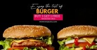 Burger Facebook Event Cover template