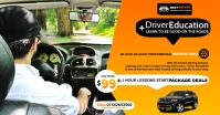 car driving school Facebook Ad template
