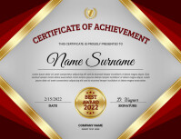 Certificate Award Flyer (US Letter) template