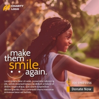 Charity Ads Instagram Post template