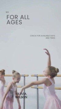 children's dance classes video template