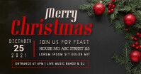 Christmas,Christmas sale,party,event Facebook Shared Image template