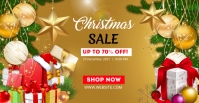 Christmas Sale Facebook Event Cover template
