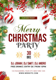 Christmas party A3 template