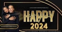 CHURCH HAPPY NEW YEAR ONLINE CARD TEMPALTE Facebook Event Cover template