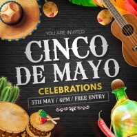Black Cinco De Mayo Celebration Instagram Video template