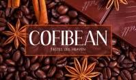 Coffee Brand Tag template