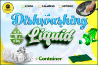 Dishwashing Liquid Label template